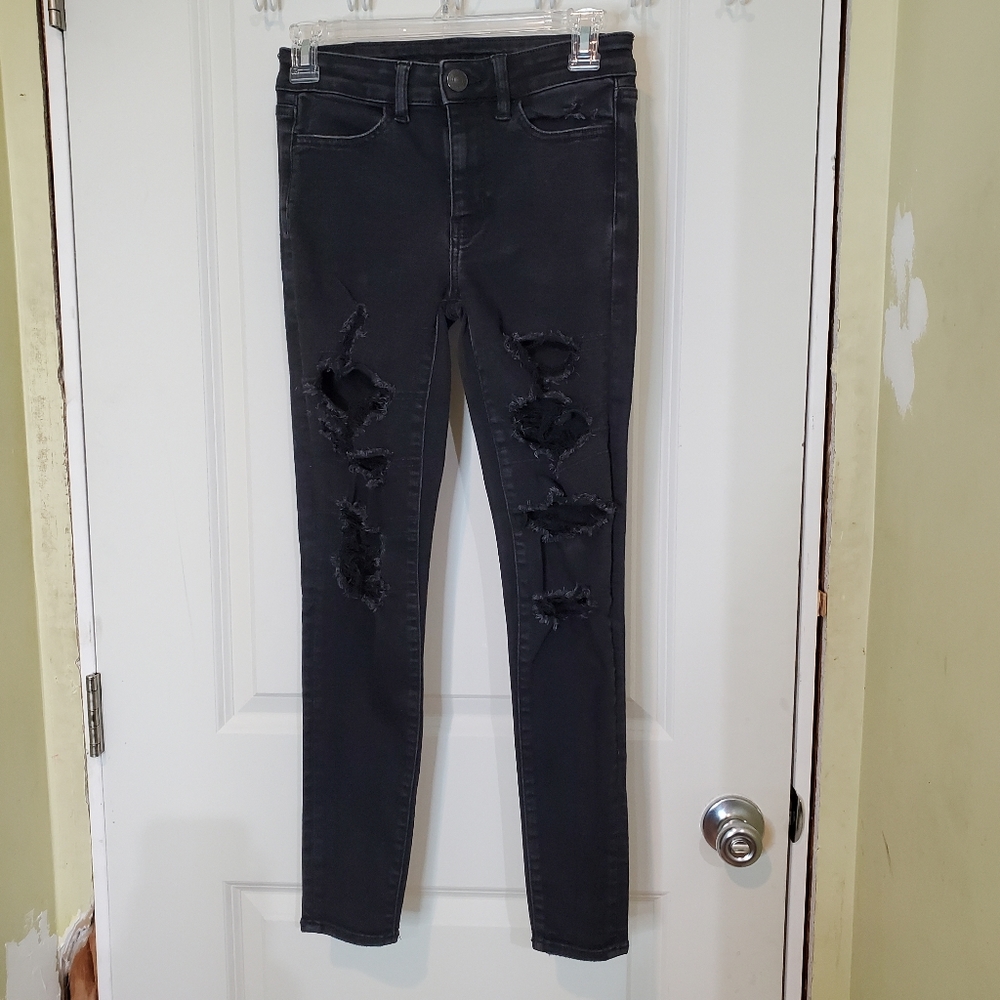American Eagle Black Stretch Jeans
